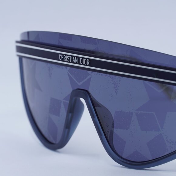 🕶️ New Dior DIORCLUB M2U 31B7 Sunglasses - Matte Navy Blue Frame - Picture 6 of 13